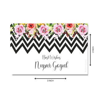 Gift Tag - Zig Zag Floral (72 pcs) (PREPAID ONLY) (Dispatch in 5-6 Days)