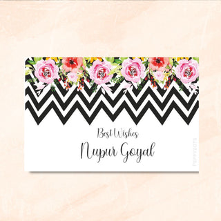 Gift Tag - Zig Zag Floral (72 pcs) (PREPAID ONLY) (Dispatch in 5-6 Days)