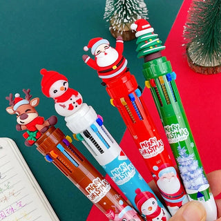 Christmas Theme 3D Design Topper Multicolour Pen for 1pc