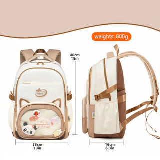 Holiday Breeze Kawaii Cat Ear Large Capacity  School Backpack