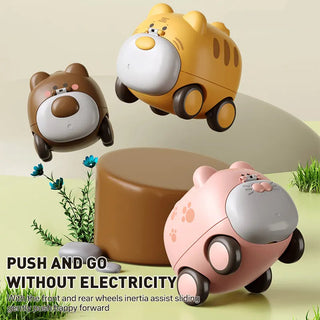 Cute Animal Friction-Powered Ejection Car