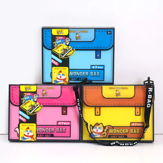 Cute Design Wonder Bag 47-Piece Art Set for Artcraft