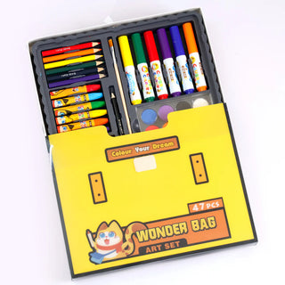 Cute Design Wonder Bag 47-Piece Art Set for Artcraft