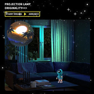 Astronaut Projection Night Light with Rotatable Themes