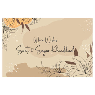 Gift tag - Autumn Fall (72 pcs) (PREPAID ONLY)