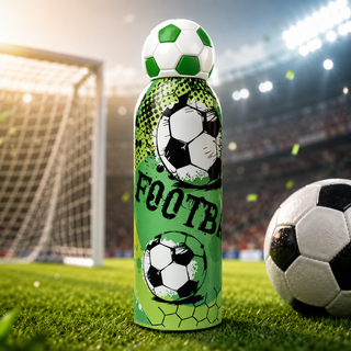 Football Cap Stainless Steel Water Bottle for Kids