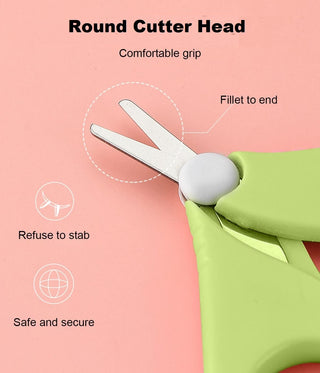 Baby Safety Scissor for Nail Trimming (Random Color)