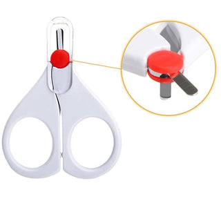Baby Safety Scissor for Nail Trimming (Random Color)