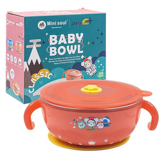 Space Print Baby Feeding Bowl – 400ml (Random Color)