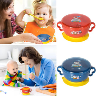 Space Print Baby Feeding Bowl – 250ml (Random Color)