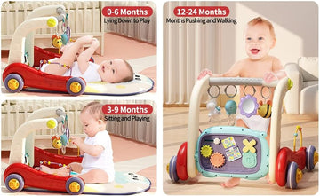 Melody Mover: 2-in-1 Piano Rack & Baby Walker
