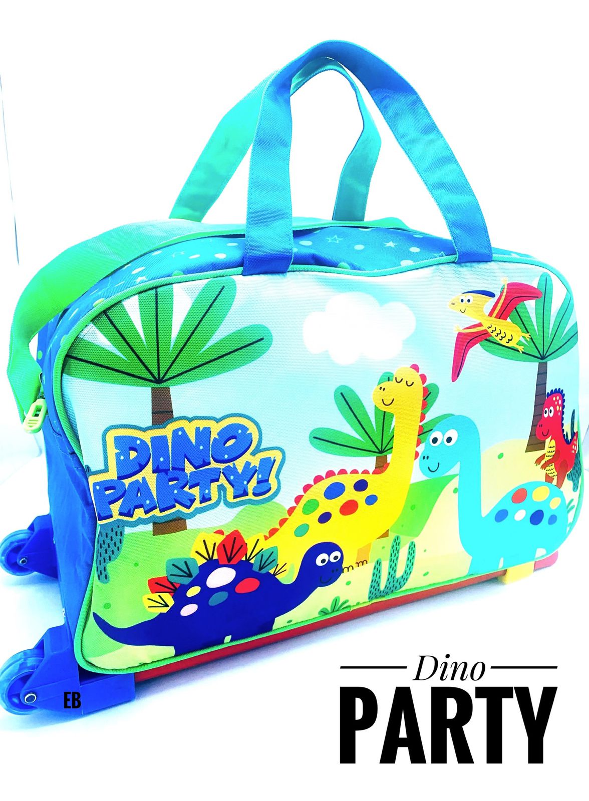 dino duffle bag with wheels