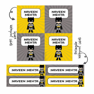 Labels Combo - Batman (PREPAID ORDER)