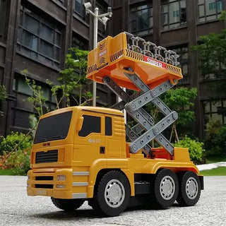 Big Rechargeable RC Lift Truck with Remote & Functional Basket