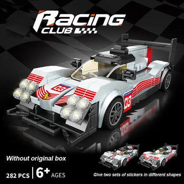 282 pcs Building Blocks F1 Sports Car Model Toy