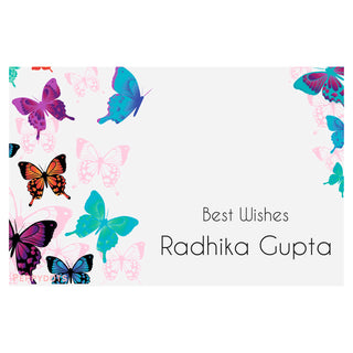 Gift Tag - Butterfly (72 pcs) (PREPAID ONLY)