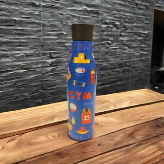 Sports Print 750ml Steel Water Bottle