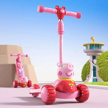 Cartoon Face Kick Scooter for Kids - A Joyful Riding Experience