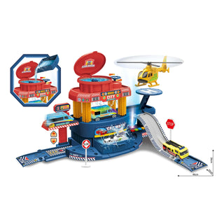 City Car Wash Track Set for Kids
