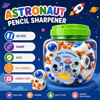 Astronaut Pencil Sharpener for Kids — Cute Space-Themed Stationery Gift 1Pc