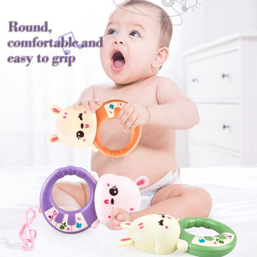 Bunny: Light-Up Musical Rattle for Infant-Toddlers 1pc (Random)