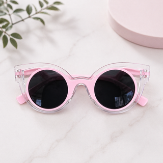 Kids Colorful Round Sunglasses – UV Protection Fun Shades for Boys & Girls