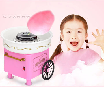 Portable Electric Cotton Candy Machine for Home Entertainment