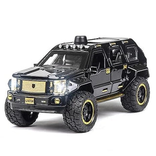 Premium Quality 1:24 Scale Die Cast George Patton Simulation Pull Back SUV Toy Car