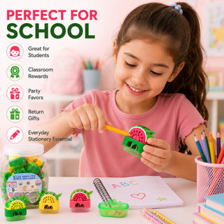 Kawaii Watermelon Pencil Sharpener Kids Return Gift & School Stationery