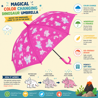 Magic Color Changing Kids' Umbrella | Fun Prints for Boys & Girls