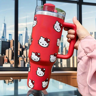 Premium Quality Hello Kitty Design Stanley 1.18ml Tumbler for Kids