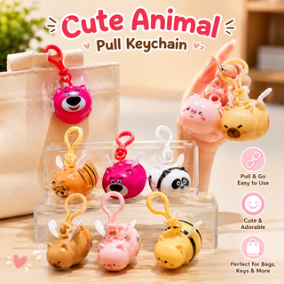 Kawaii Angel Wings Cartoon Keychain Clips | Cute Bag Charms for Kids