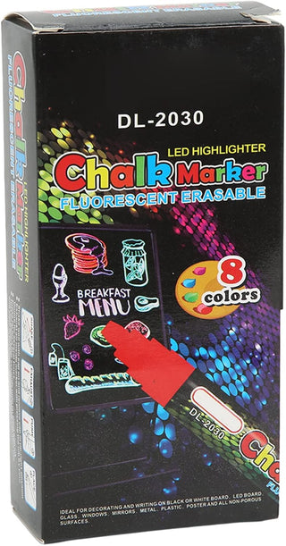 Liquid Chalk Markers with 8 Different Colors
