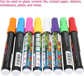 Liquid Chalk Markers with 8 Different Colors