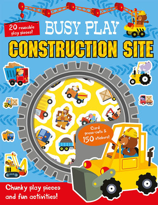 Busy Play Construction Site Theme Sticker Activity Book