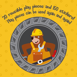 Busy Play Construction Site Theme Sticker Activity Book