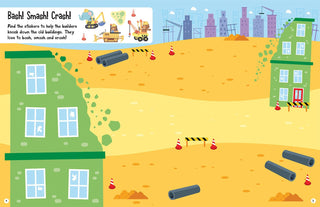 Busy Play Construction Site Theme Sticker Activity Book