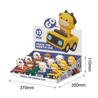 Animal in Car Press n Go Toys for Kids (Random) 1pc