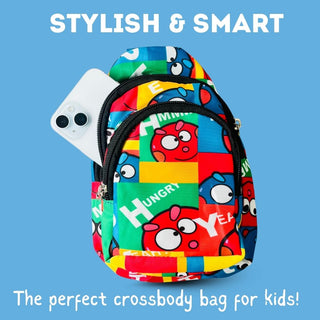 The Cartoon Print Crossbody Bag for Kids