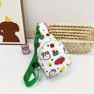 Bunny Design Printed Mini Crossbody Bag for Kids