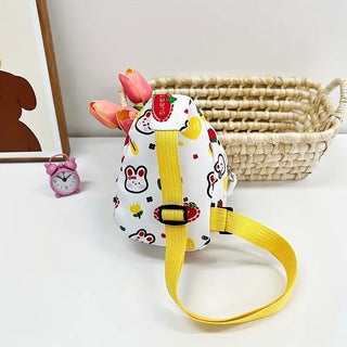 Bunny Design Printed Mini Crossbody Bag for Kids
