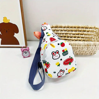 Bunny Design Printed Mini Crossbody Bag for Kids