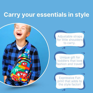The Cartoon Print Crossbody Bag for Kids