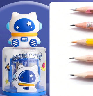 Cute 3d Design Dual Hole Pencil Sharpener (1pc)