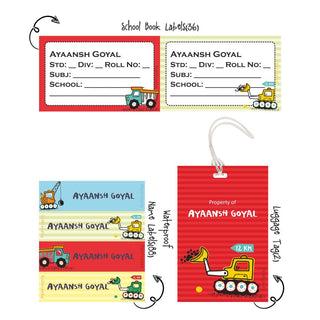 Back to School Combo - Cute Construction Vehicle (PREPAID ONLY)