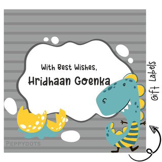 Gift Labels - Cute dino (24pcs) (PREPAID ONLY)