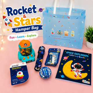 Rocket & Stars Hamper Bag