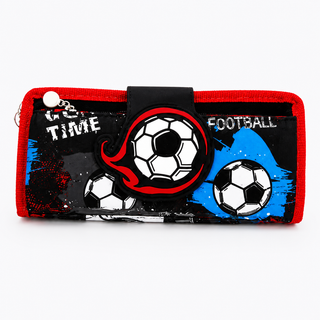 Football Pencil Case for Kids | Spacious Zip Pouch | Assorted Colours