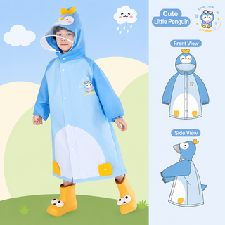 Adorable Cartoon Animal Raincoat for Kids (Only Raincoat)
