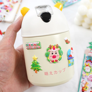 3D Christmas Stickers: Adding Festive Fun to Your Holidays (Random) (1pc)